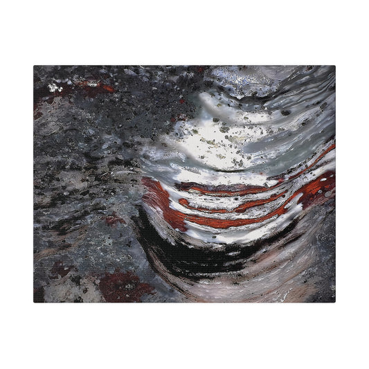 Stromatolite Collenia undosa  Canvas Print Wall Art Décor