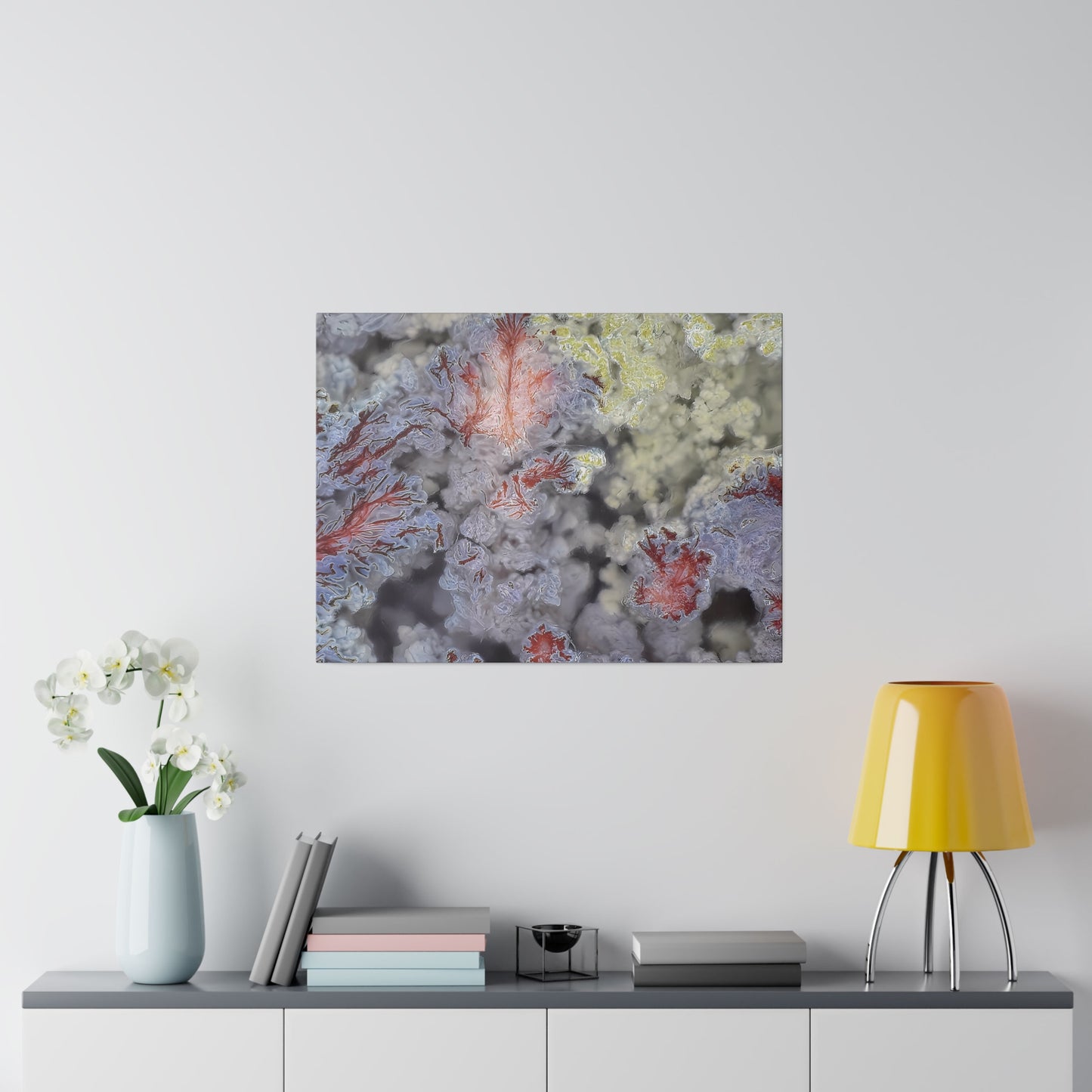 Scenic Moss Agate  Canvas Print Wall Art Décor