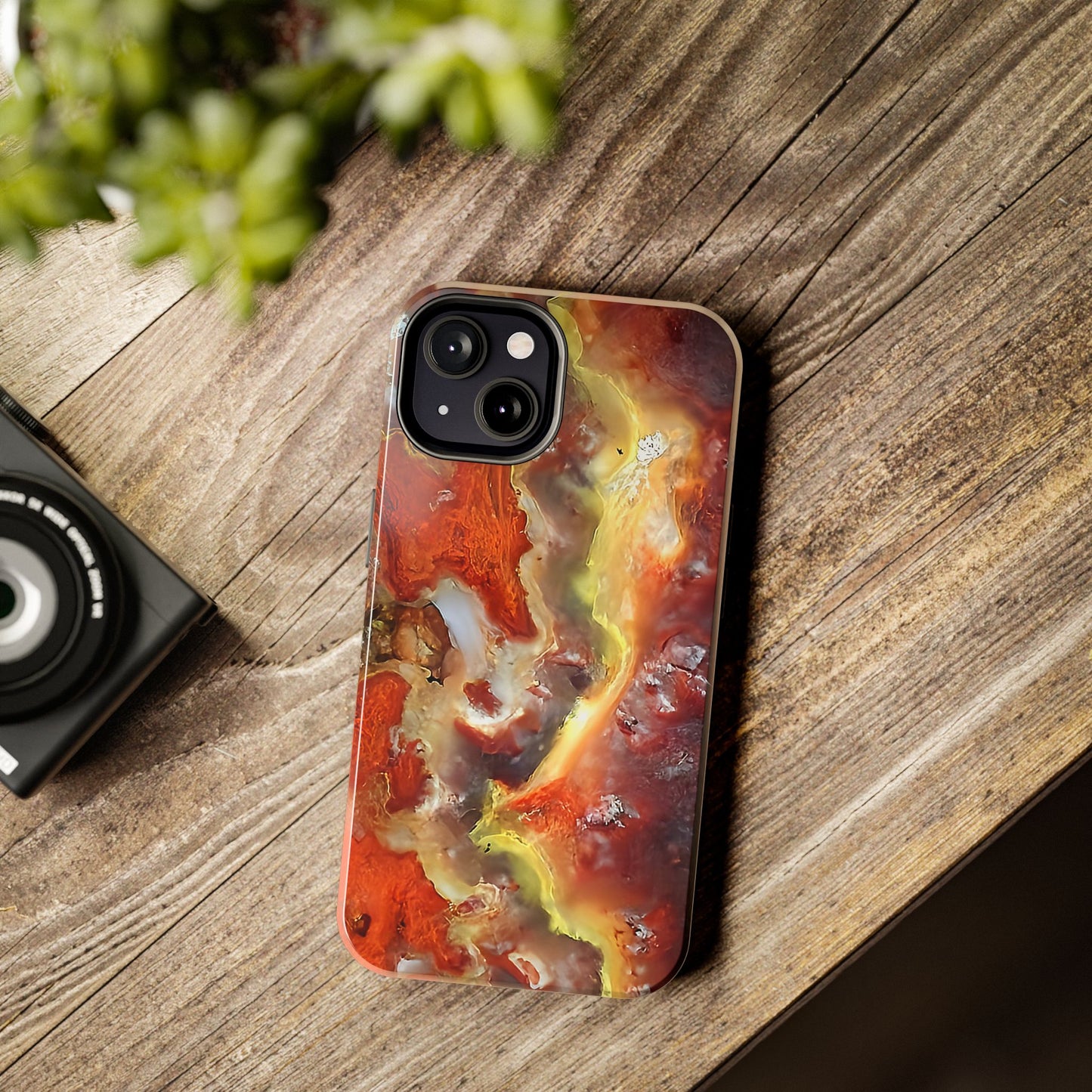 Wildfire Hyalite Bubble Opal iPhone 13 Tough Phone Case