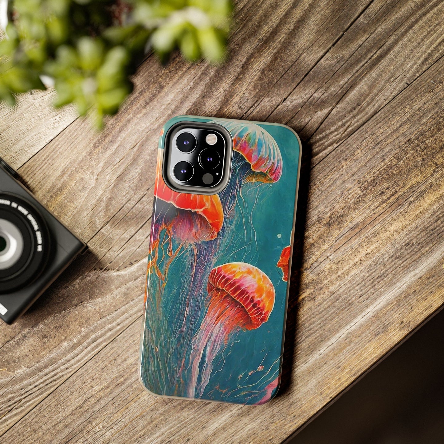 Multi Jellyfish iPhone 12 Tough Phone Case