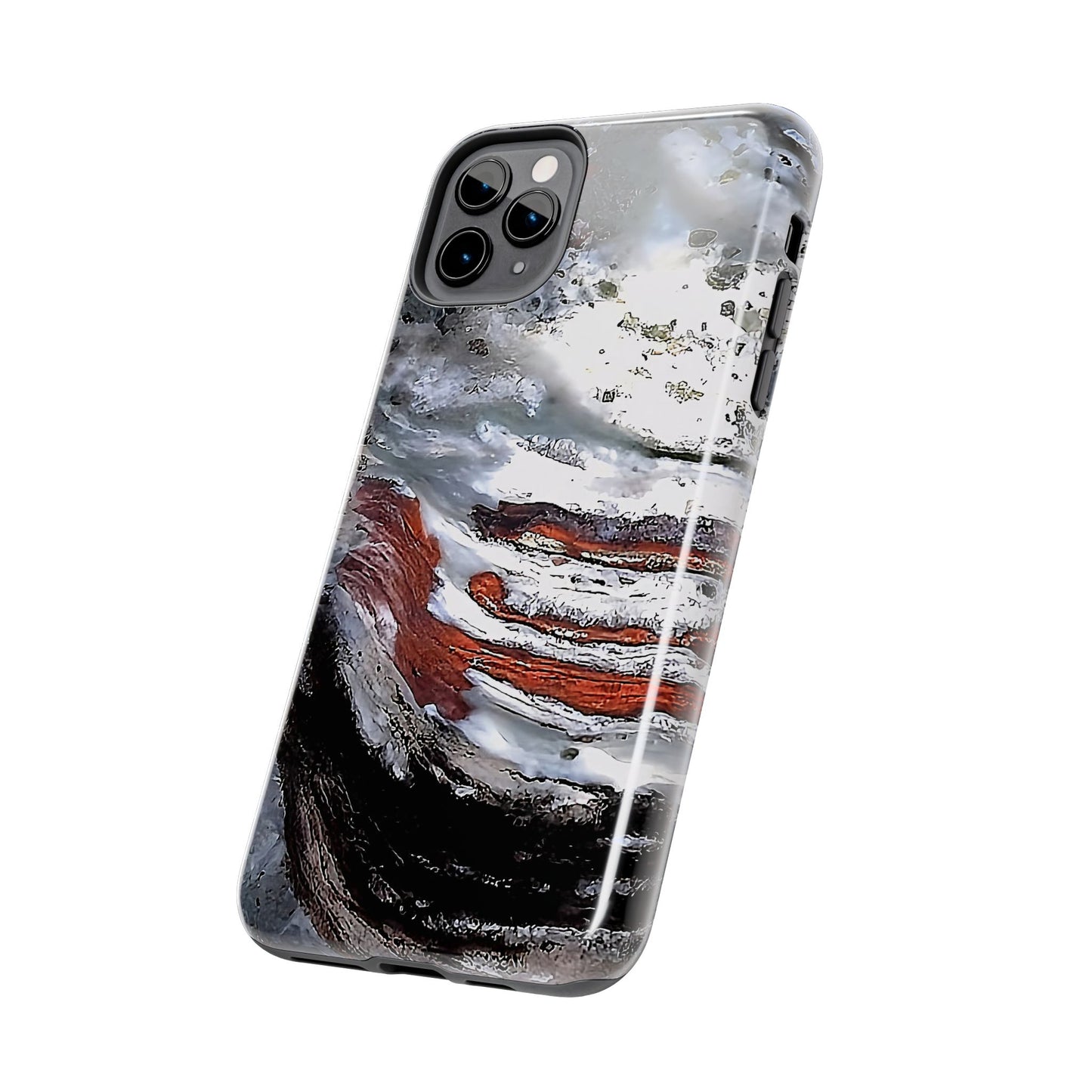 Stromatolite Collenia undosa iPhone 11 Tough Phone Case