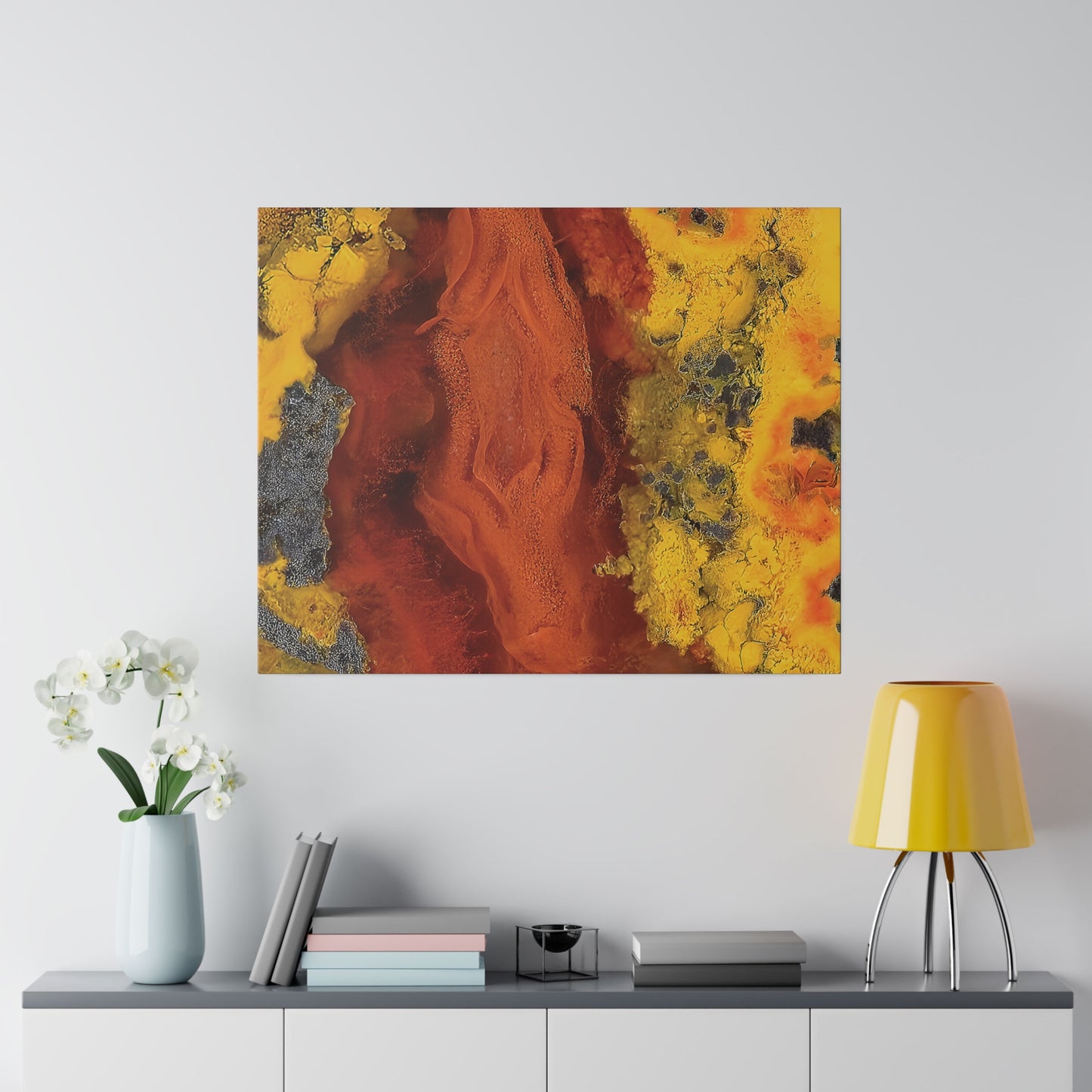 Seam Agate Canvas Print Wall Art Décor