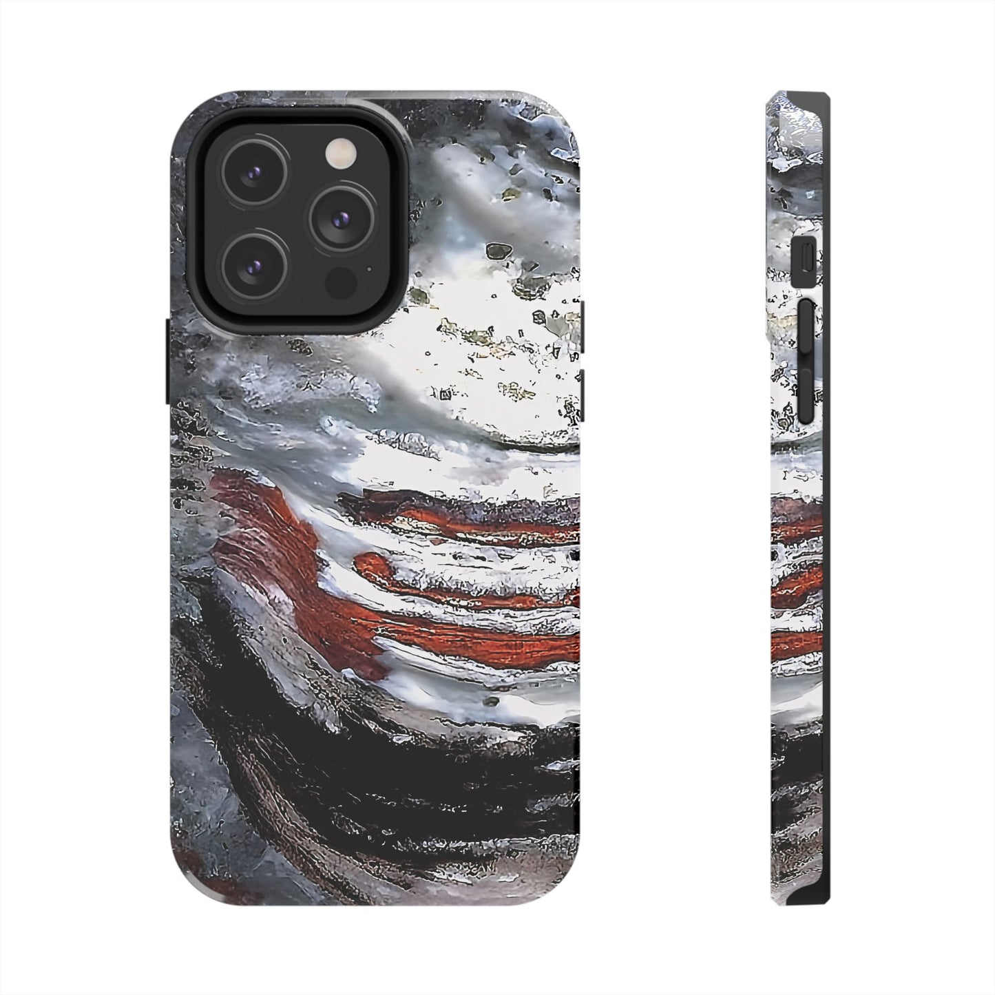 Stromatolite Collenia undosa iPhone 14 Tough Phone Case