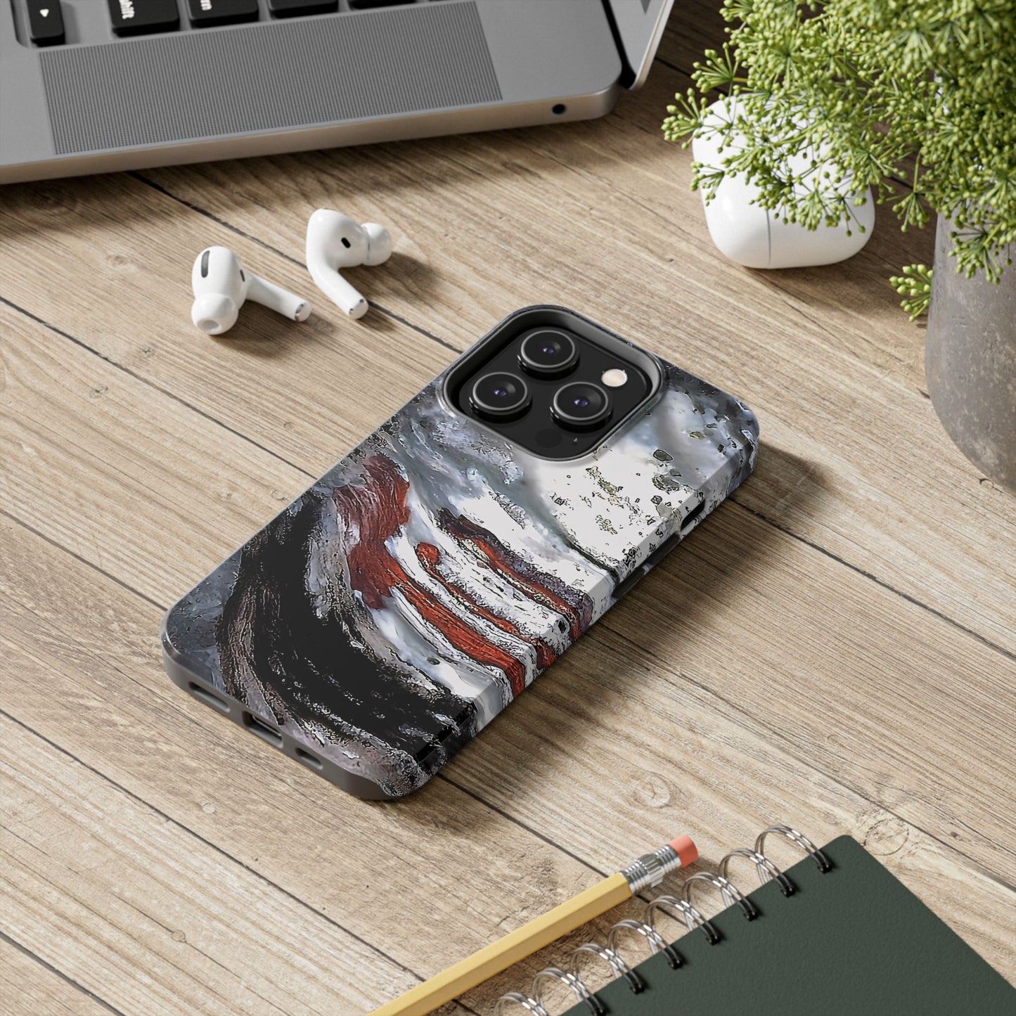 Stromatolite Collenia undosa iPhone 14 Tough Phone Case