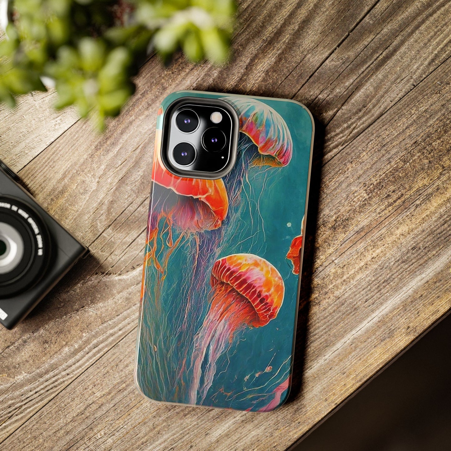 Multi Jellyfish iPhone 12 Tough Phone Case