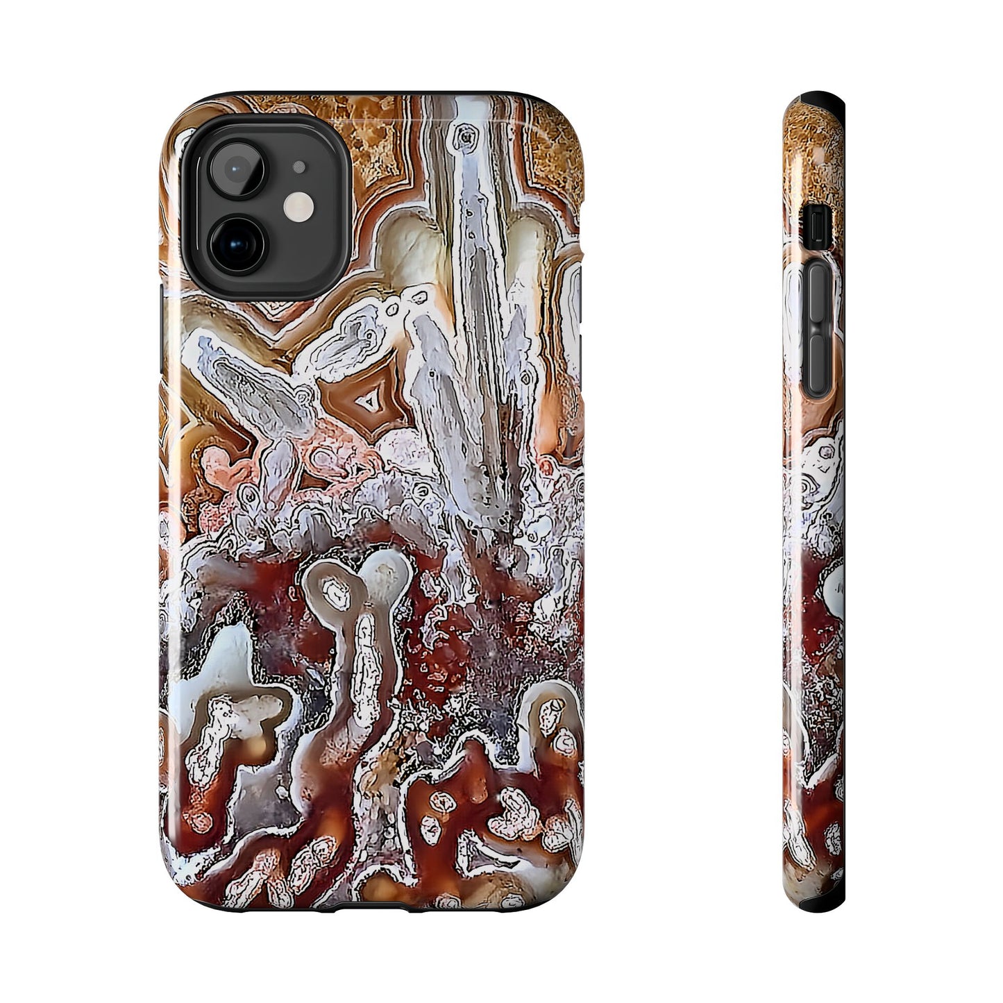 Lacey Agate iPhone 11 Tough Phone Case