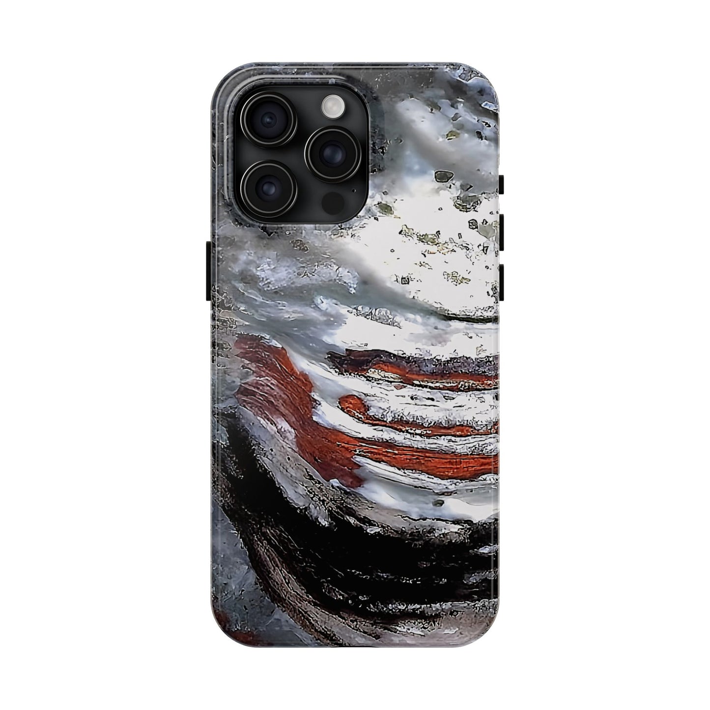 Stromatolite Collenia undosa iPhone 15 Tough Phone Case