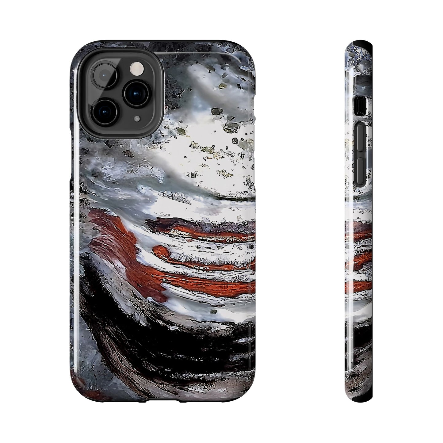 Stromatolite Collenia undosa iPhone 11 Tough Phone Case