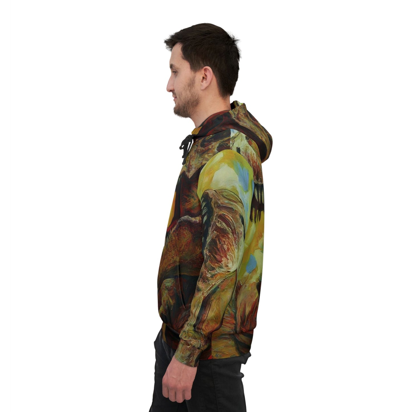 Colorful Tyrannosaurus rex pullover hoodie adult hooded dinosaur sweatshirt for men and women