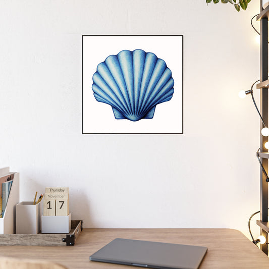 Pectin Shell Fine Art Print Wall Décor, Beach Décor